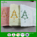 merry christmas embroidery cotton face towel slogan towel